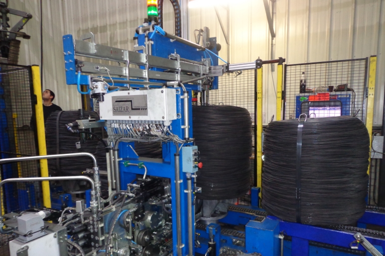 Automatic Strapping Line for wire coils
